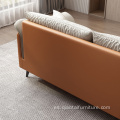 Sofá de esponja para tres personas de sala de estar moderna